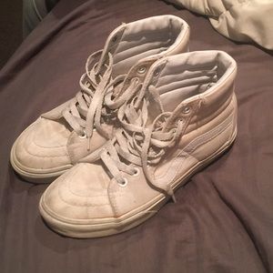 White high top vans